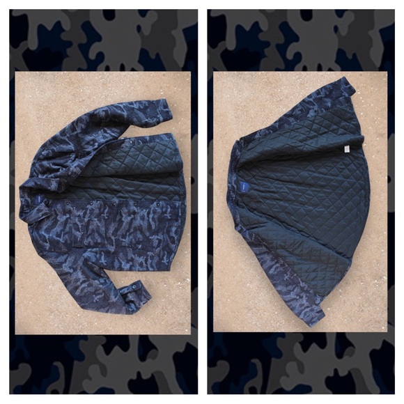 Lucky Brand Camouflage Button Down Shirt Jacket - Picture 4 of 14